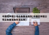 中国区块链公司云象聚龙股份[中国区块链公司云象聚龙股份怎么样]